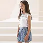 Like Flo Rokje balloon (denim ikat)
