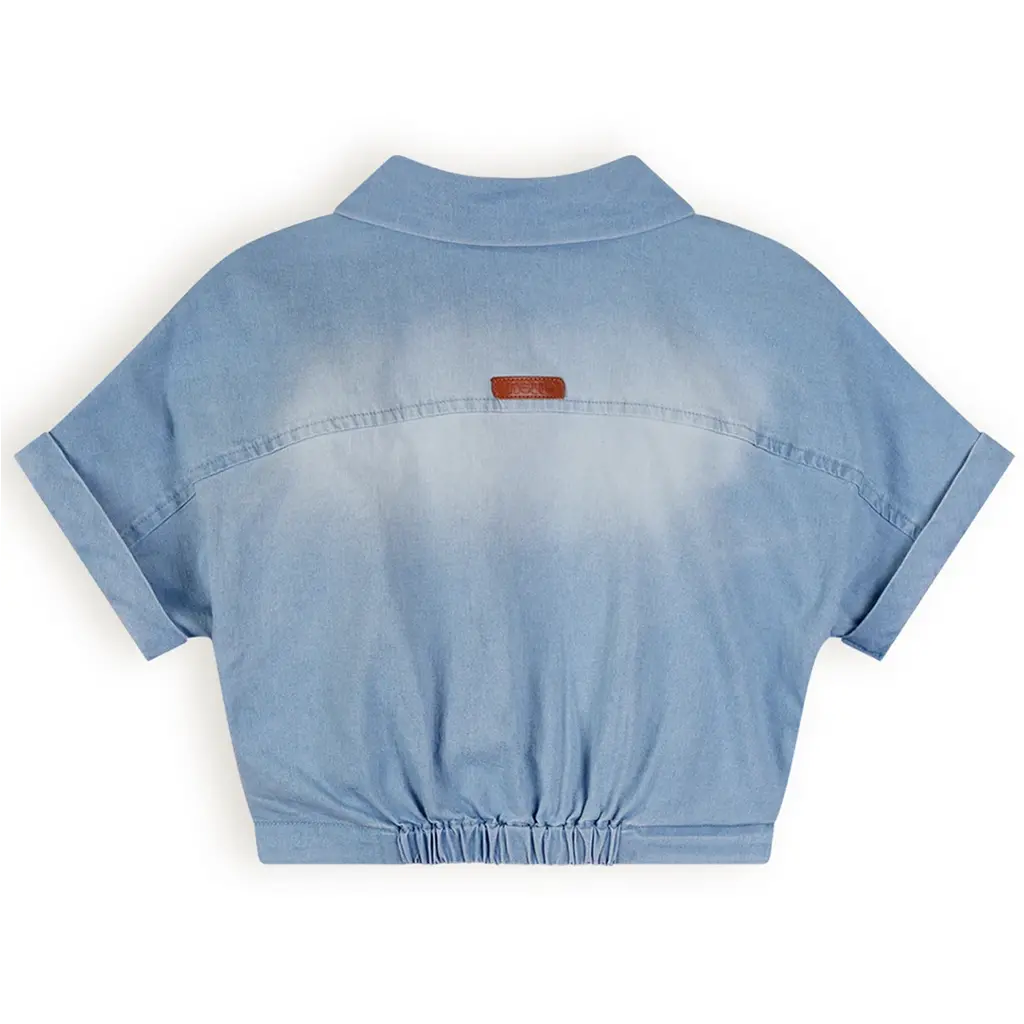 Spijkerblouse Tara cropped (denim)