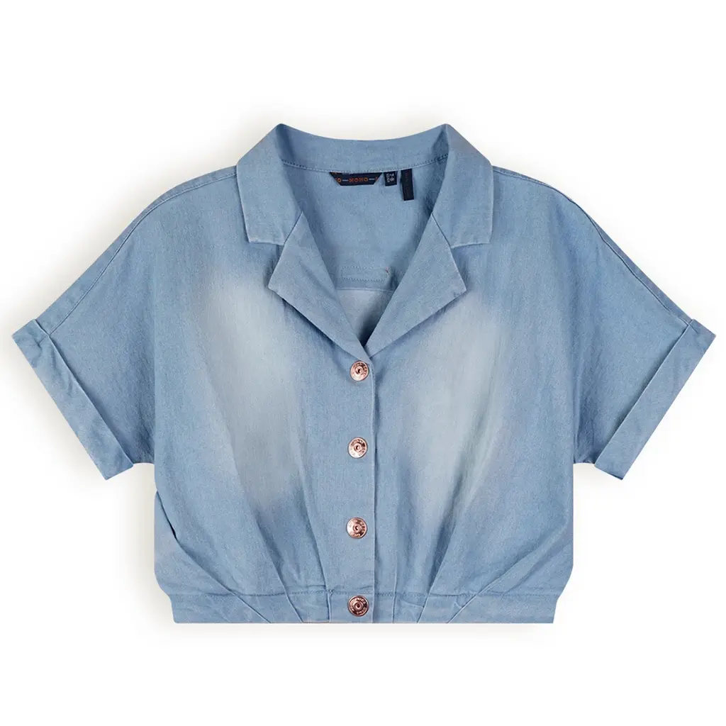 Spijkerblouse Tara cropped (denim)