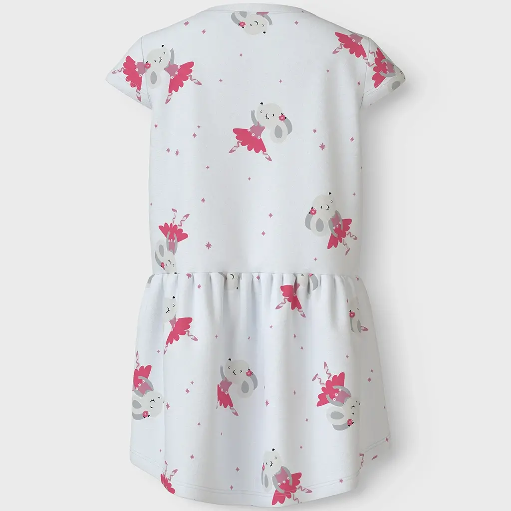 Jurk Vigga (bright white)