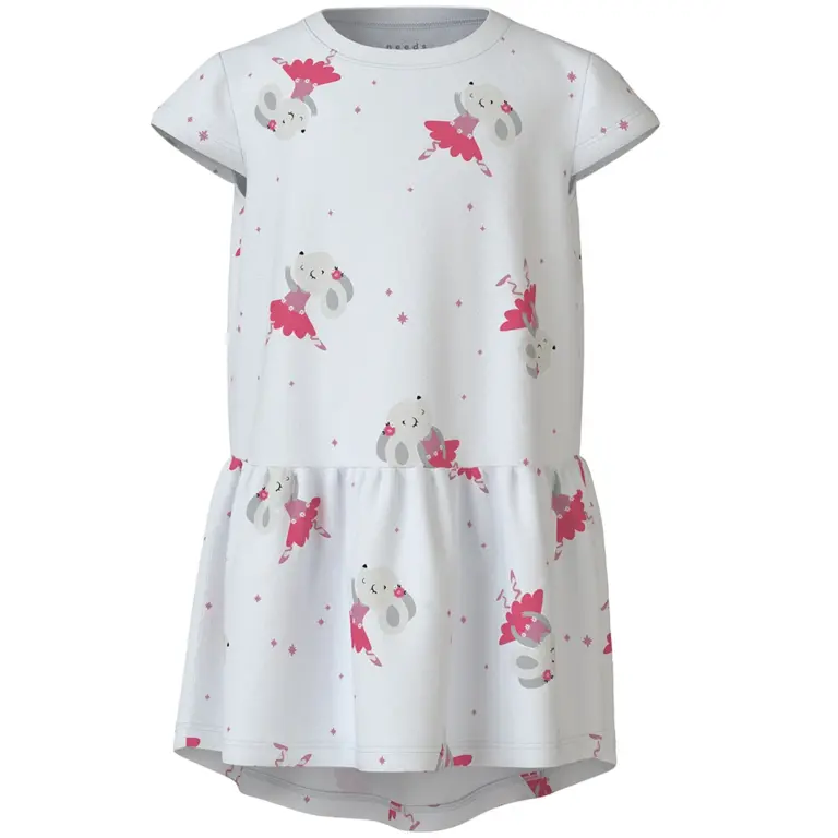 Jurk Vigga (bright white)