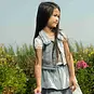 Le Chic Spijker gilet Angeles (classic light denim)