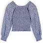 NoBell' Blouse Tessa smocked denim (satin blue)