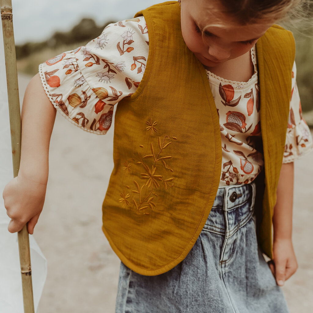 Gilet Poppy (saffron)