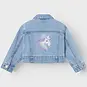 Name It Spijkerjasje met unicorn Conny (light blue denim)