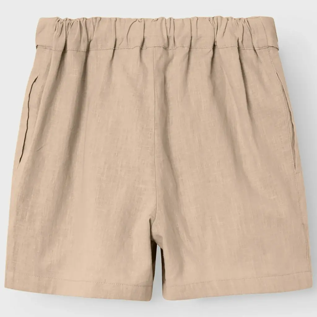 Linnen korte broek Falinnen (humus)