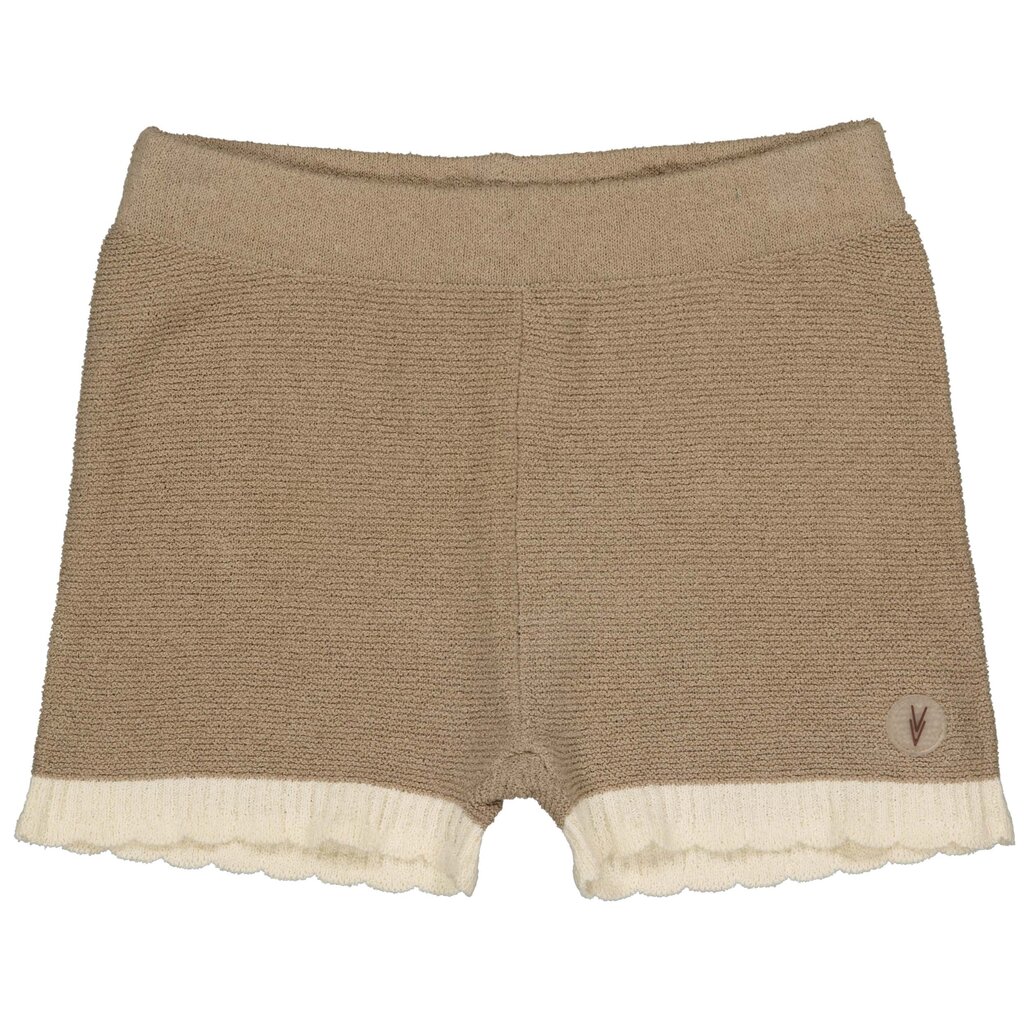 Gebreide korte broek Mona (taupe)