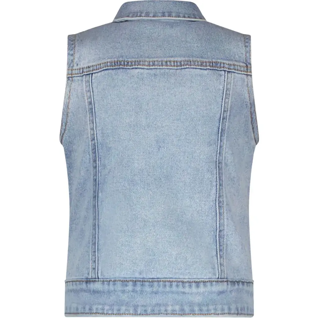 Spijker gilet B. Blush (limit denim)