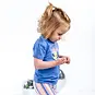 B.Nosy T-shirtje B. Poetic (soft blue)