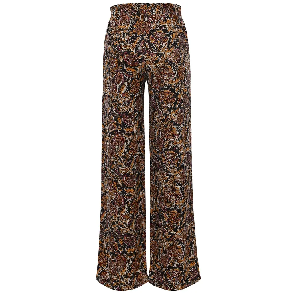 Broek wide (blockprint flower)