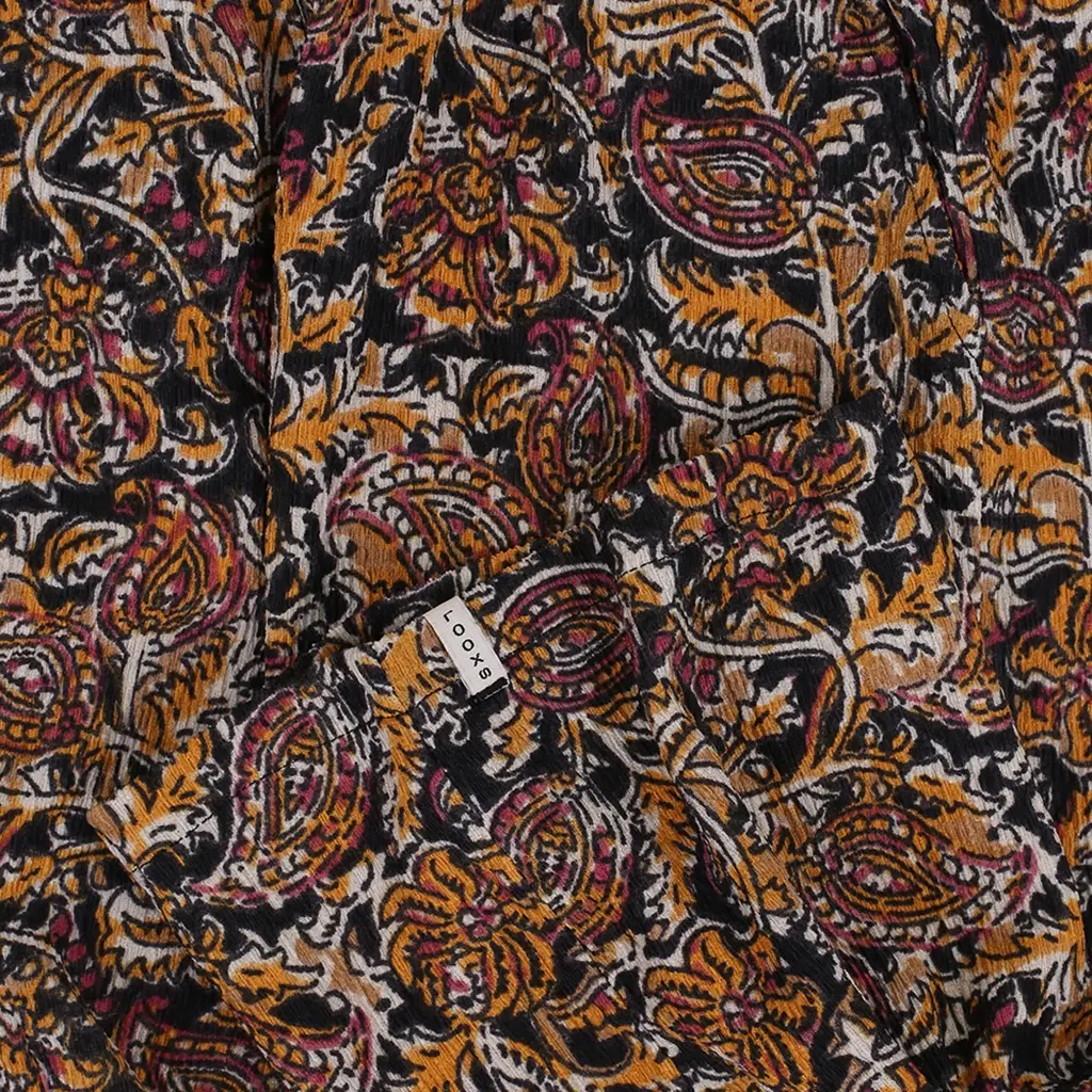 Broek wide (blockprint flower)