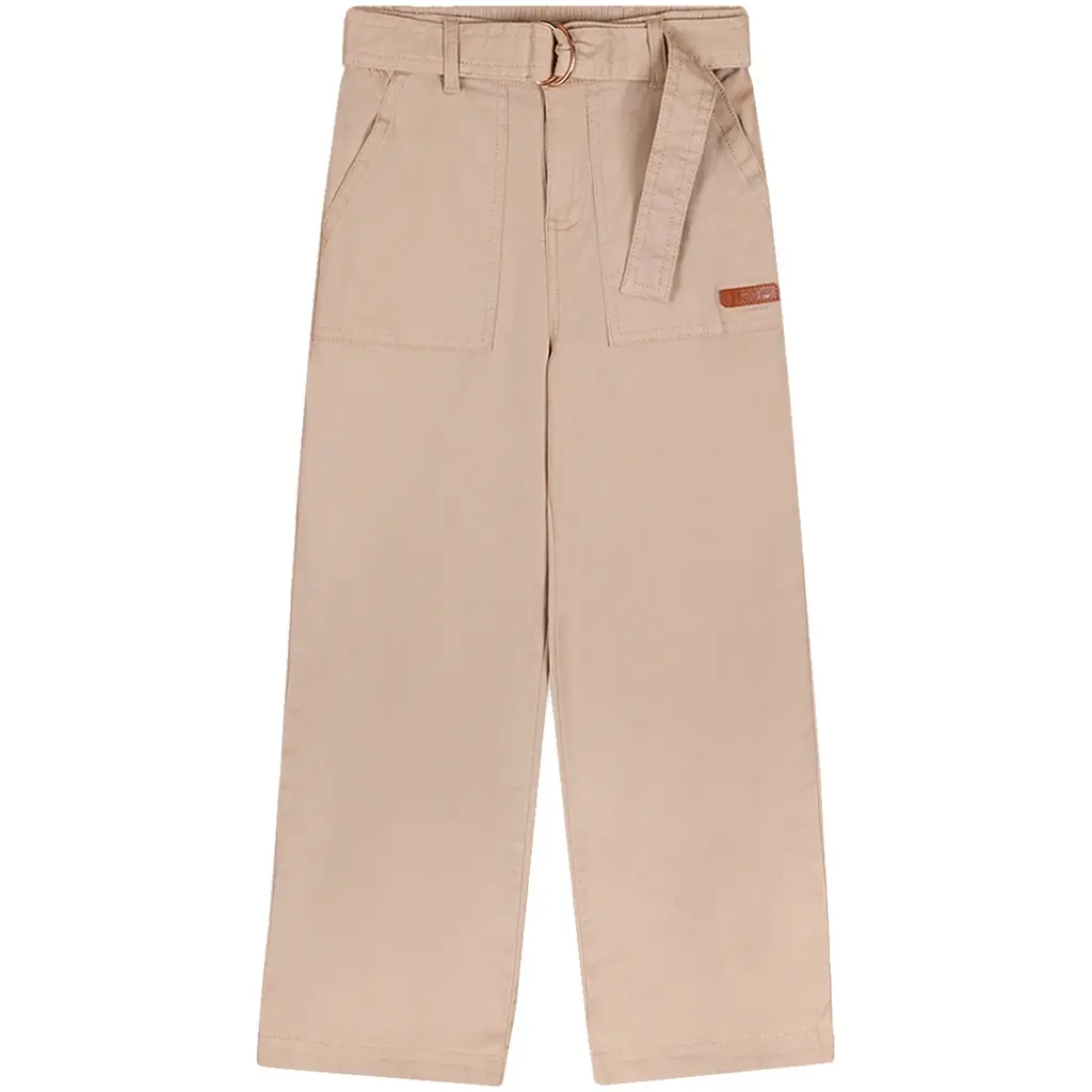 Broek Simoa cargo met riem (desert sand)