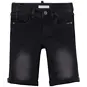 Name It Korte spijkerbroek XSLIM FIT Theo (black denim)