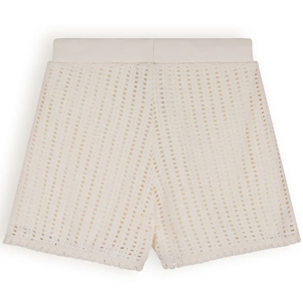 Gehaakte korte broek Silla (pearled ivory)