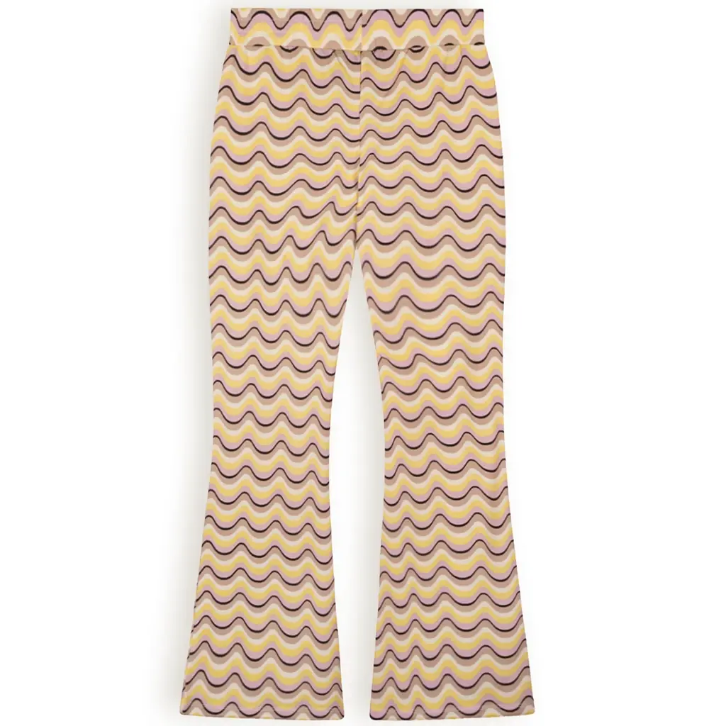 Broek flared Sasay (lemoncurd)