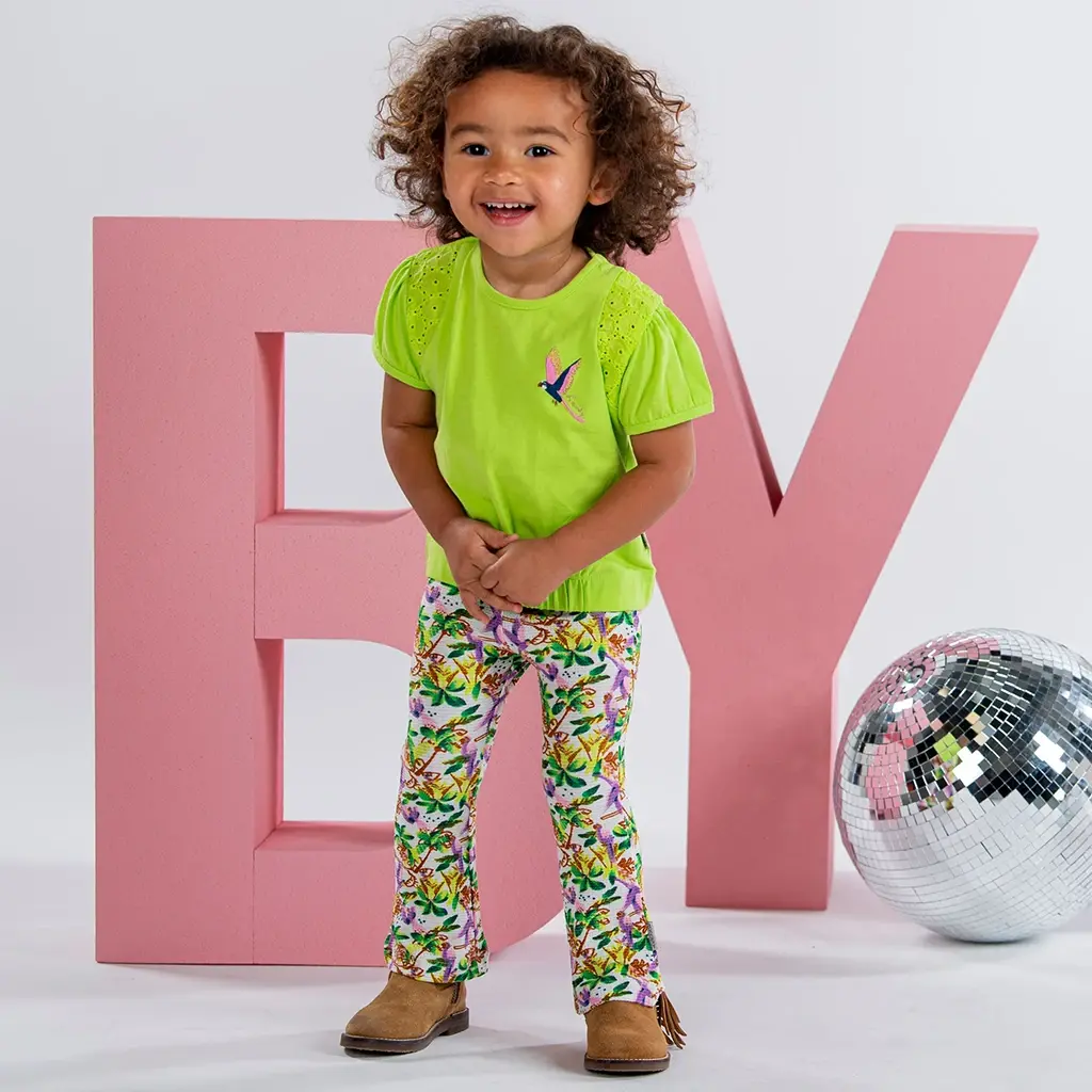 T-shirtje B. Glossy (toxic green)