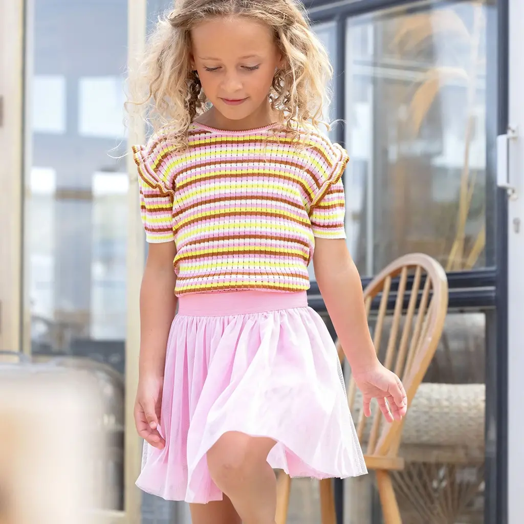 Jurk B. Glossy (glossy stripes)
