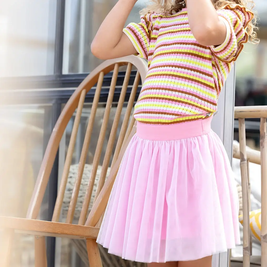 Jurk B. Glossy (glossy stripes)