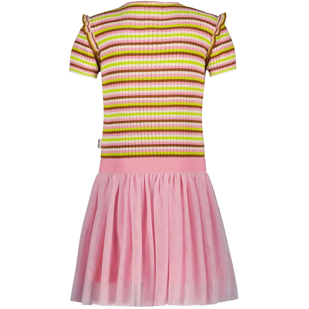 Jurk B. Glossy (glossy stripes)