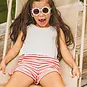 Looxs Korte broek striped (red)