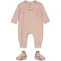 Dirkje Boxpakje met booties (light dusty pink)