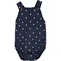 Müsli Romper sailboat (night blue/balsam cream)