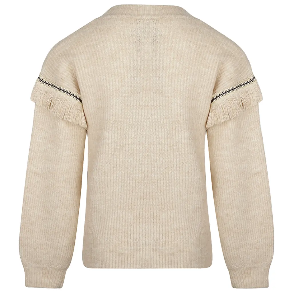 Gebreide trui (off white)