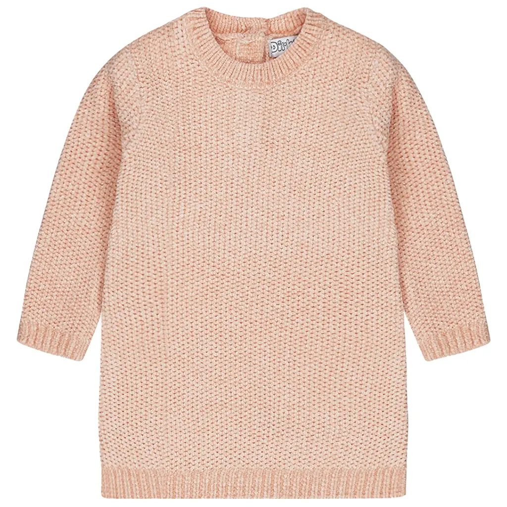 Gebreid jurkje Grow (blushed pink)