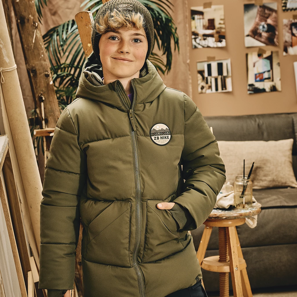 Winterjas Imre dark forest Schattige Babykleertjes