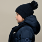 Le Chic Set muts Rosa & sjaal Reya (blue navy)