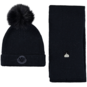 Le Chic Set muts Rosa & sjaal Reya (blue navy)