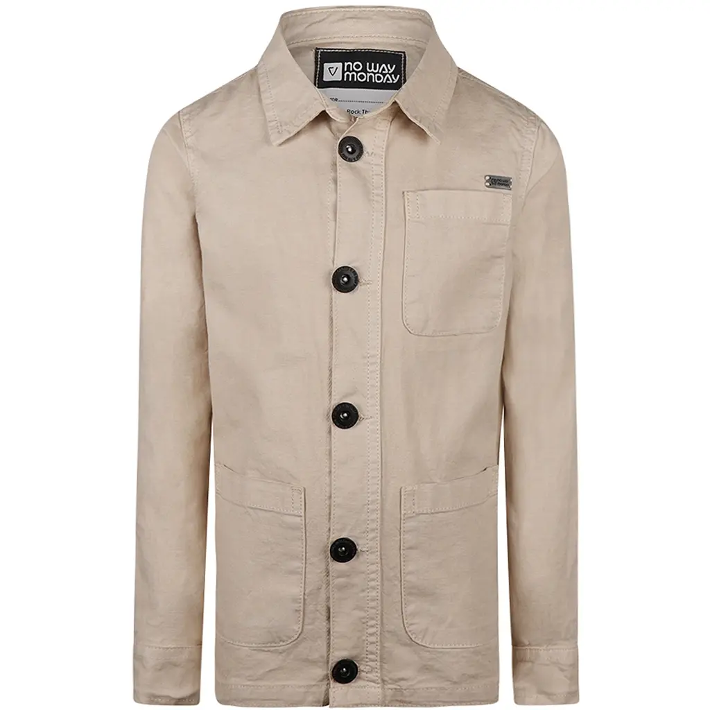 Overhemd/jas (taupe)