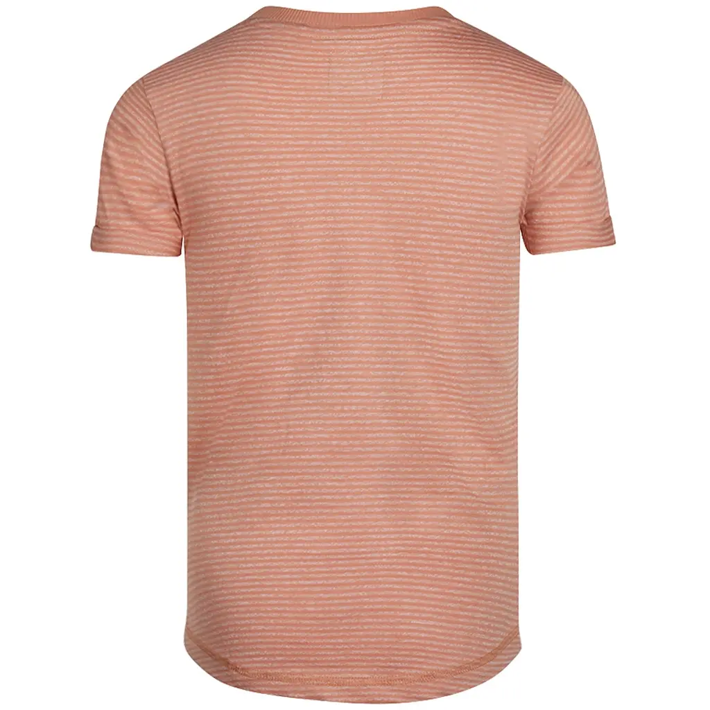 T-shirt long back (dusty pink)