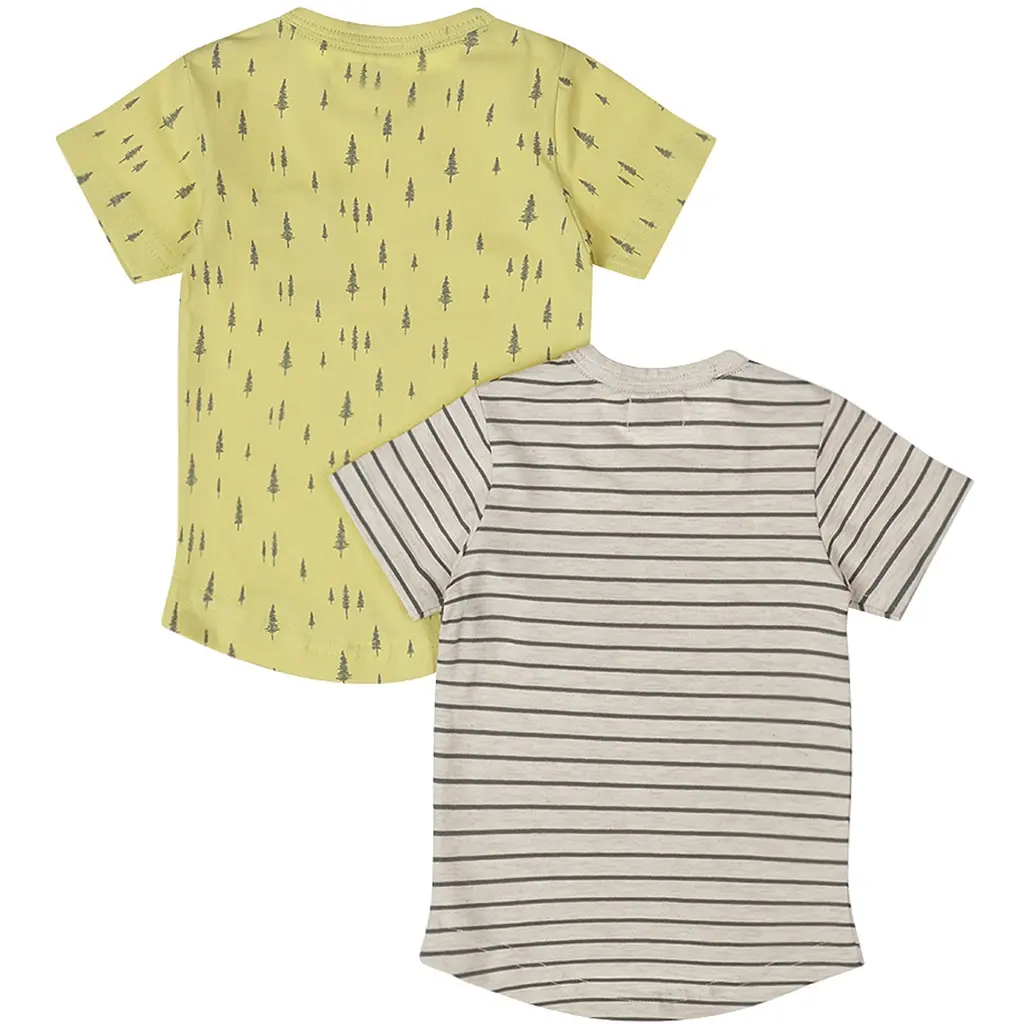 2 paar t-shirtjes (pistachi green)