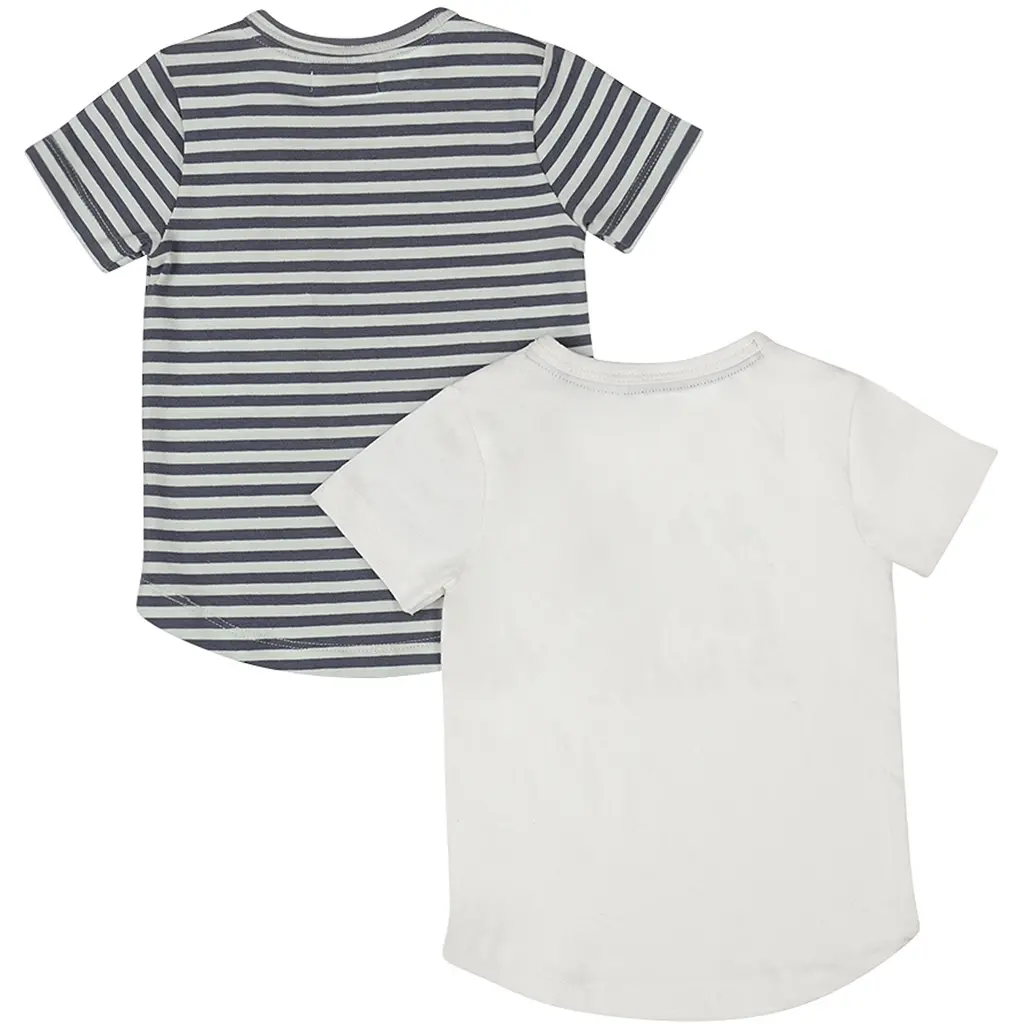 2 paar T-shirtjes (white)