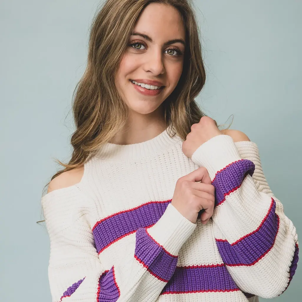 Gebreide trui (stripe)