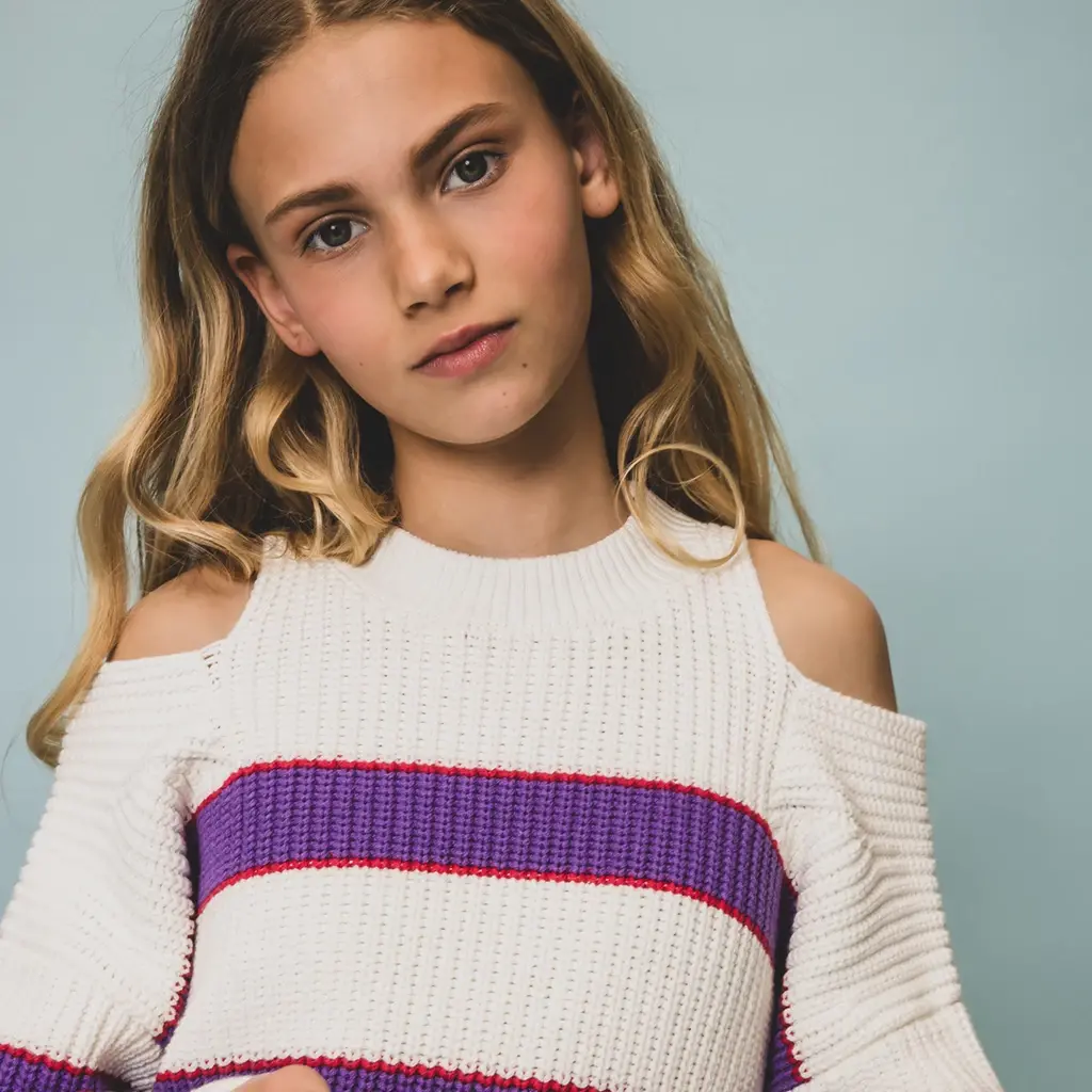 Gebreide trui (stripe)