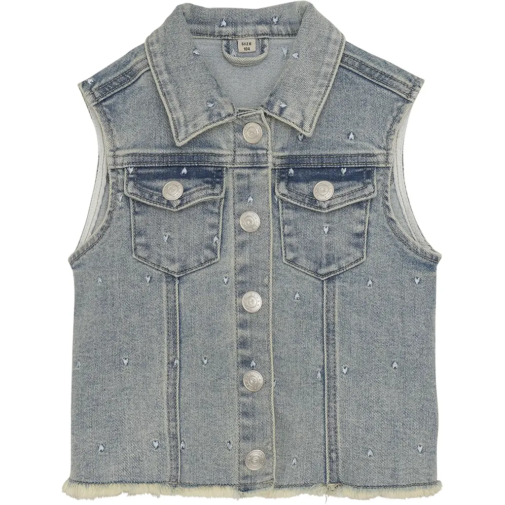 Spijker gilet (medium denim)