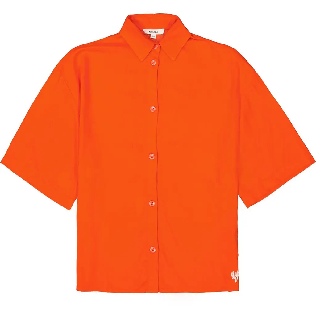 Blouse (manderin red)