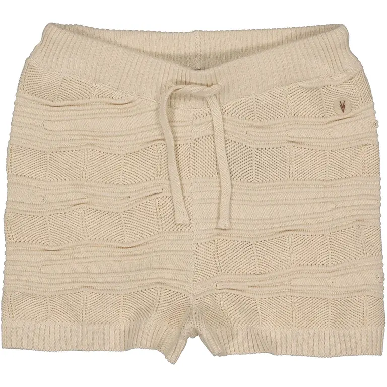 Kort gebreide broekje Suze (cotton cream)