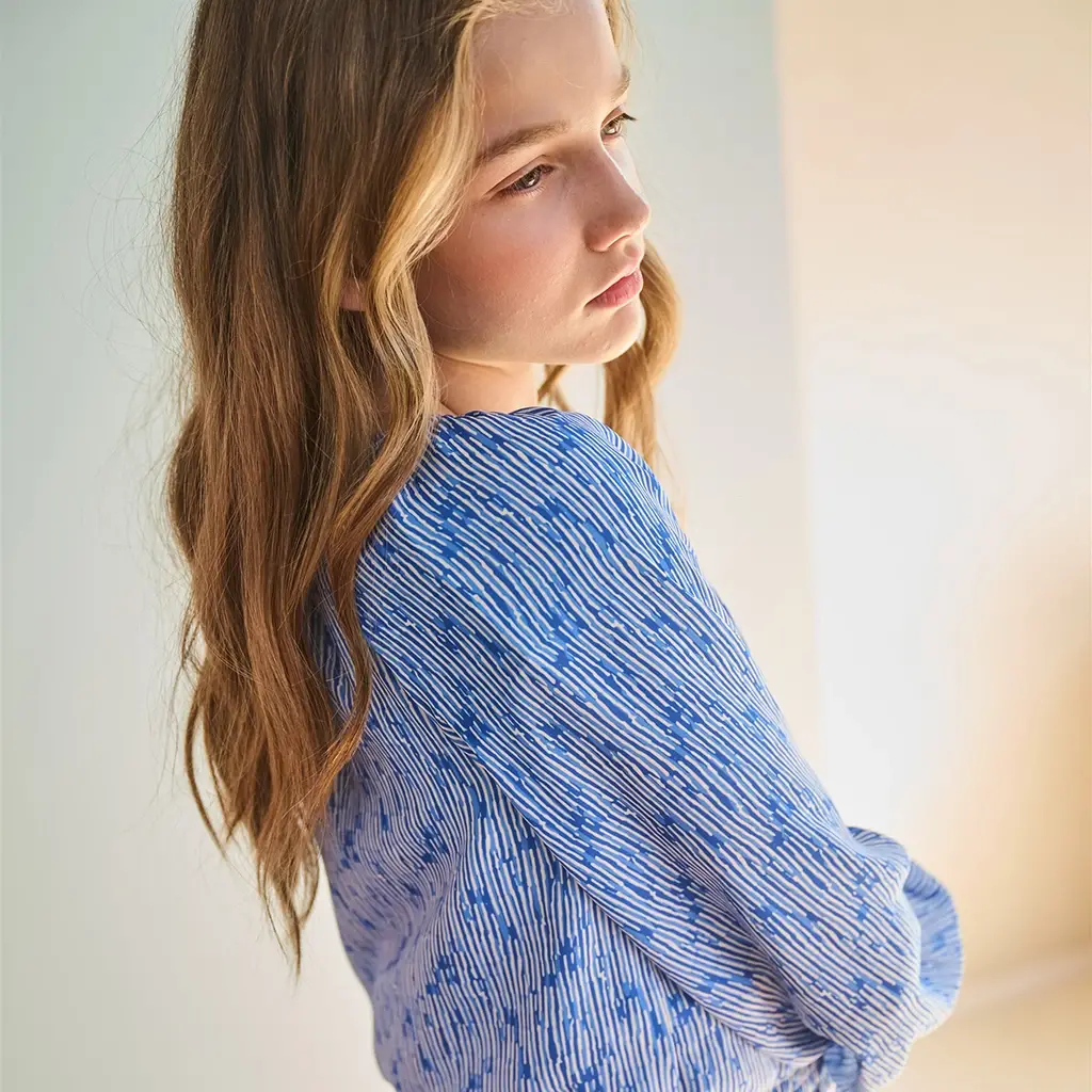 Blouse Timra (nautical blue)