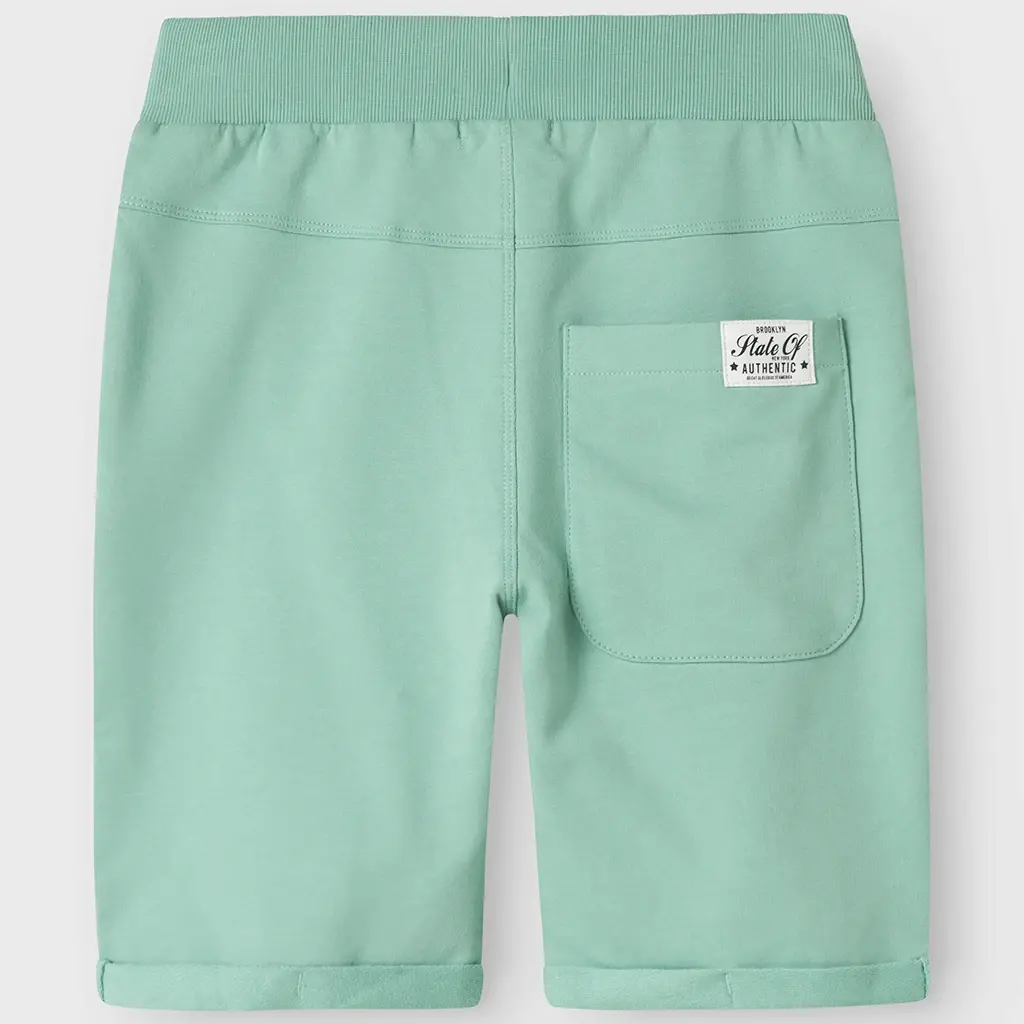 Korte broek sweat Vermo (creme de menthe)