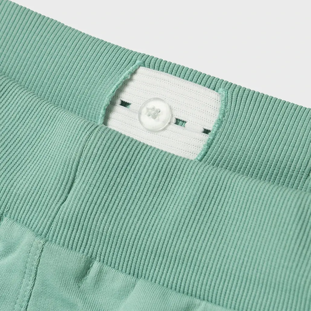 Korte broek sweat Vermo (creme de menthe)