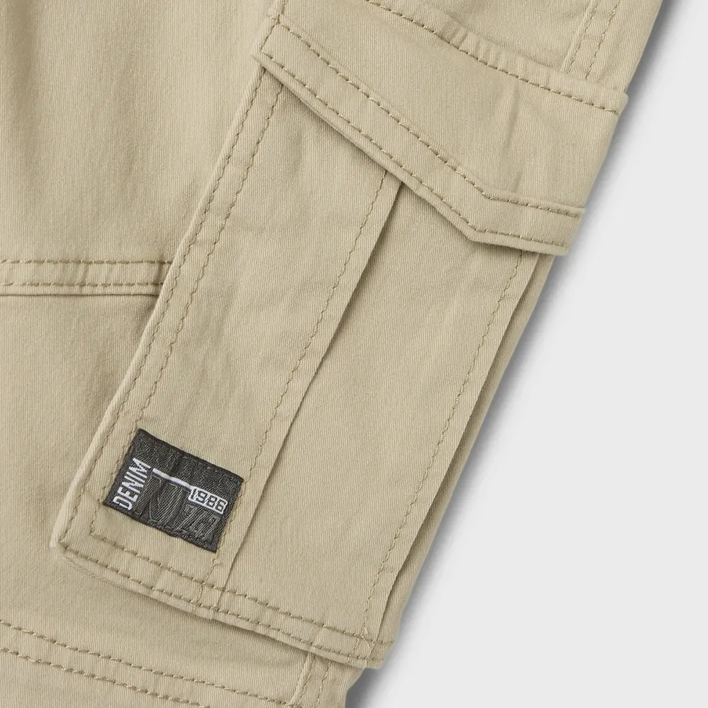 Korte cargo broek twill REGULAR FIT Ryan (oxford tan)
