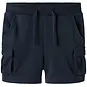 Name It Korte cargo sweat broek Oli (dark sapphire)
