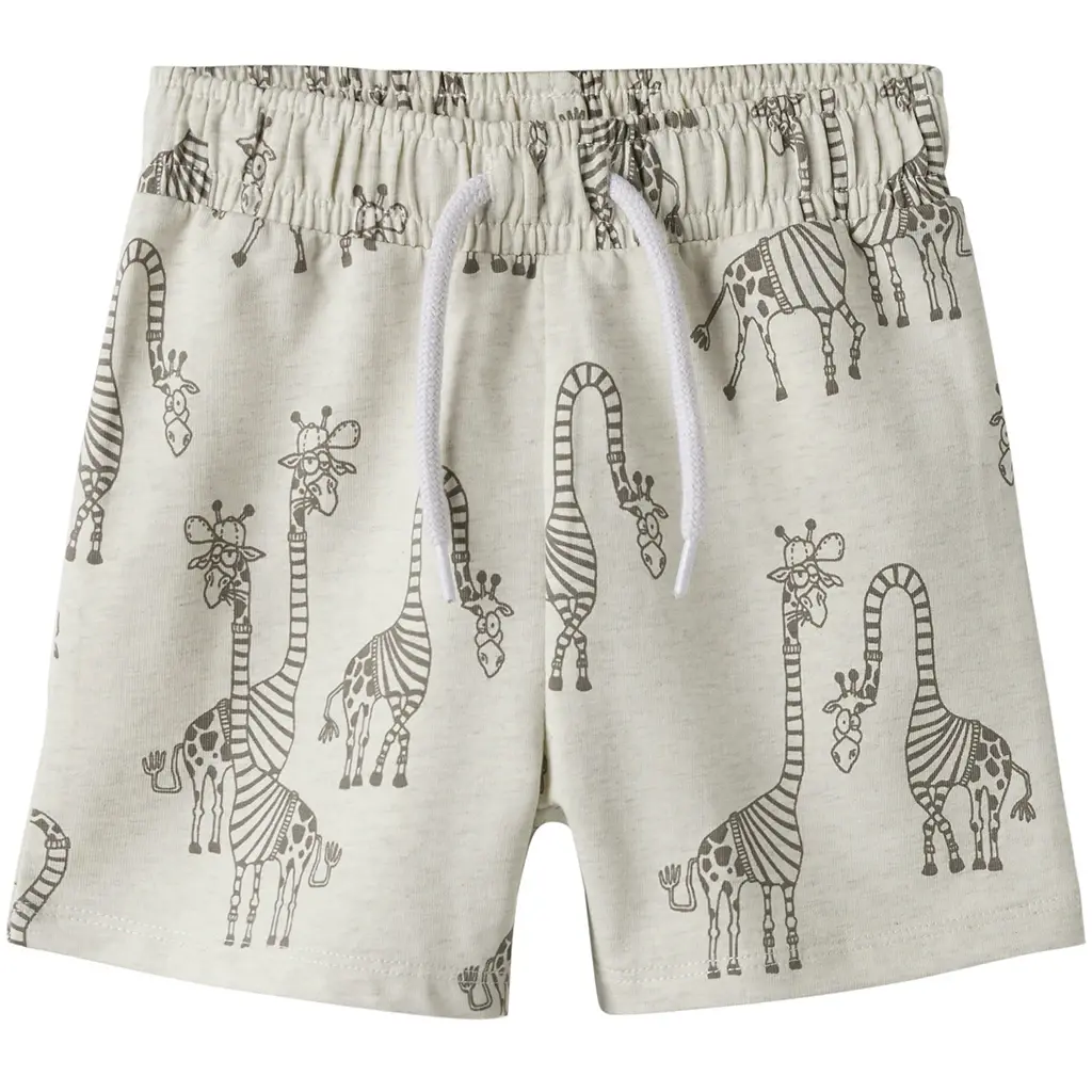 Korte joggingbroek Fredie (peyote melange)