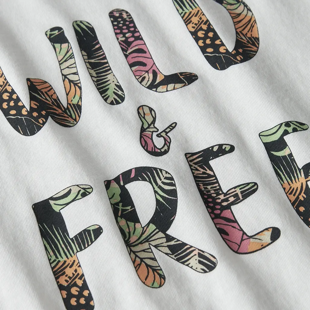 T-shirt Vanaya (bright white wild&free)
