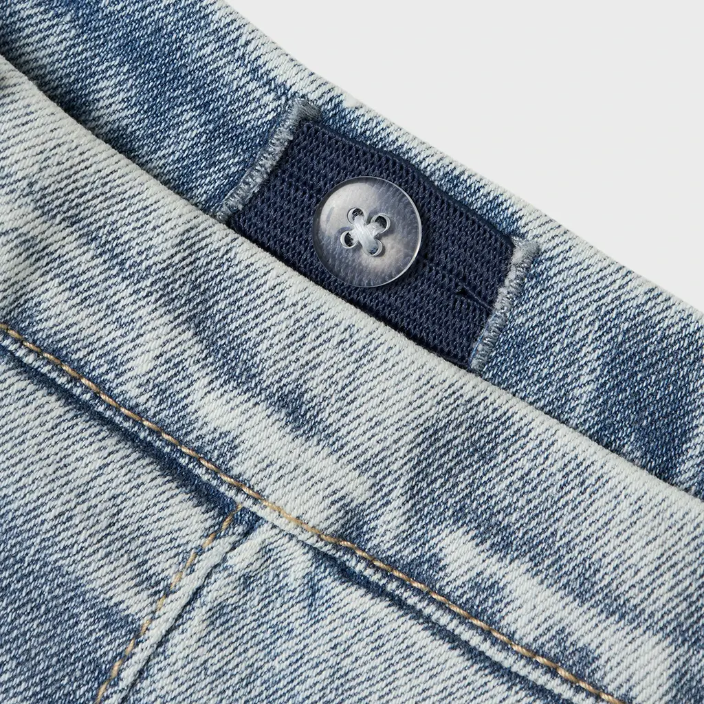 Spijkerrokje plissé Debi (light blue denim)