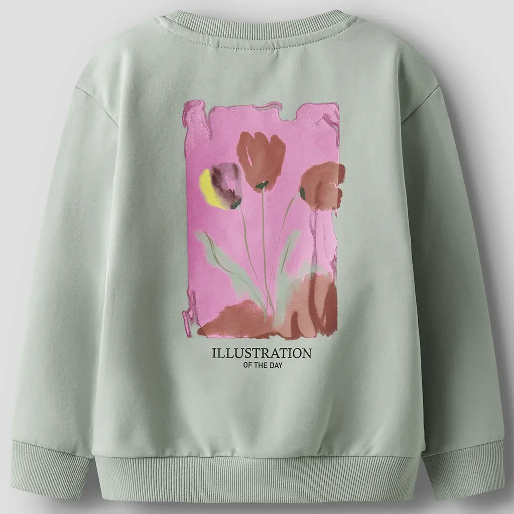 Trui sweat Fatima (aqua gray)