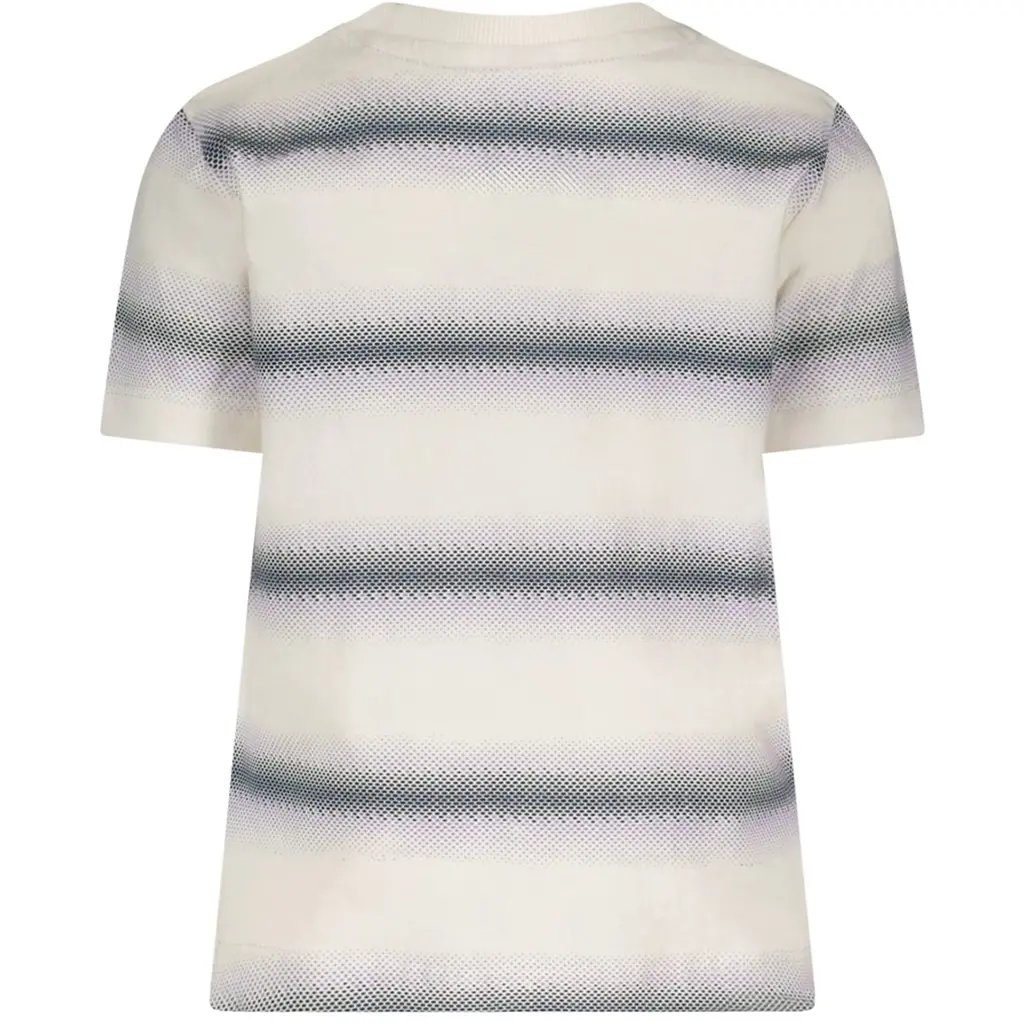 T-shirtje Timmy (tiedye stripe blue)